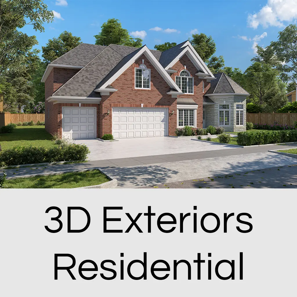 3D Exteriors – Residential 3D Exteriors – Residential