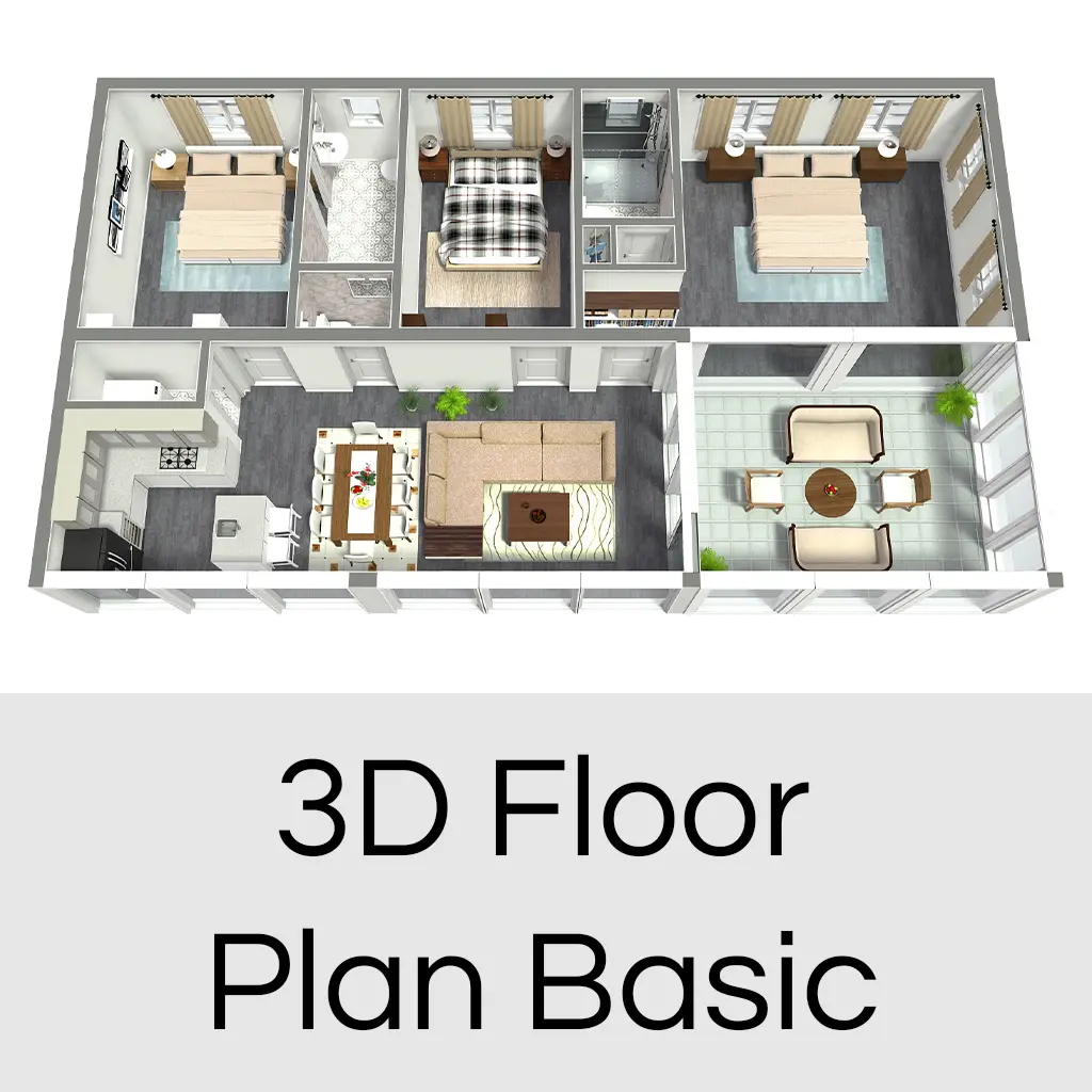 3D Floor Plan – Basic 3D Floor Plan – Basic