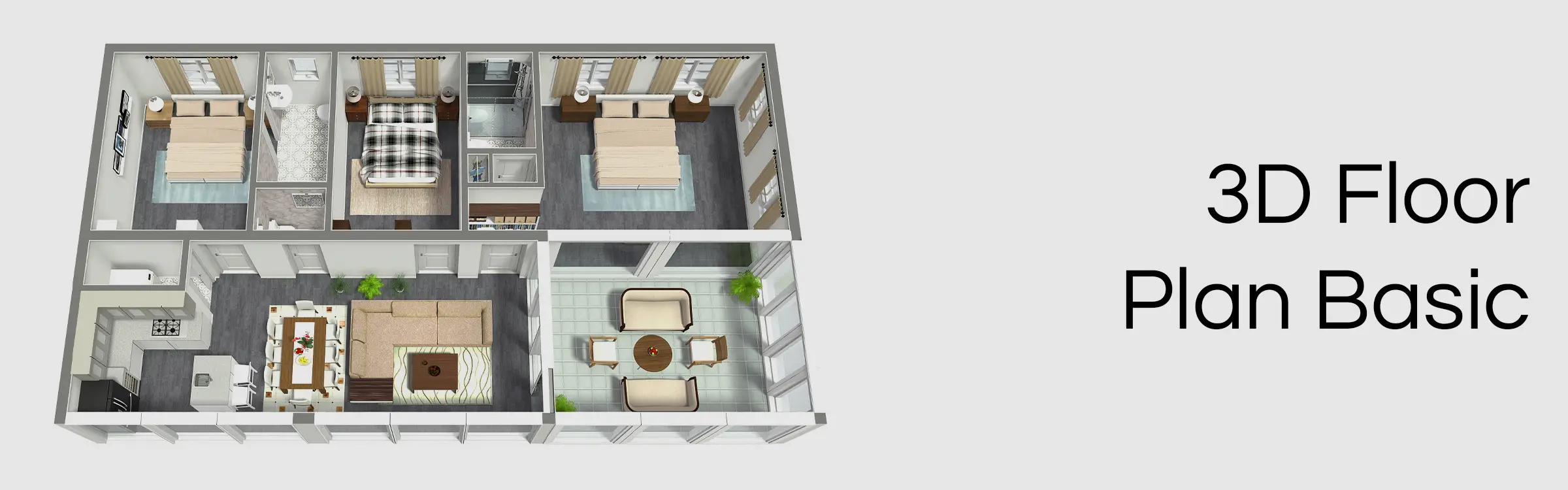 3D Floor Plan – Basic 3D Floor Plan – Basic